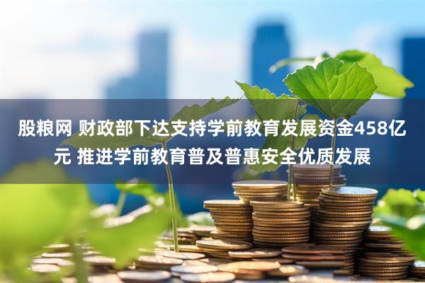 股粮网 财政部下达支持学前教育发展资金458亿元 推进学前教育普及普惠安全优质发展