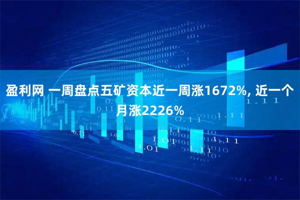 盈利网 一周盘点五矿资本近一周涨1672%, 近一个月涨2226%