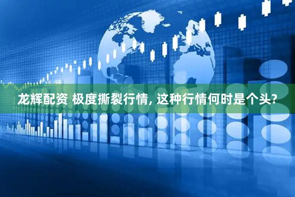 龙辉配资 极度撕裂行情, 这种行情何时是个头?