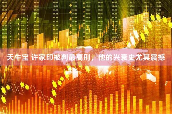 天牛宝 许家印被判最高刑，他的兴衰史尤其震撼